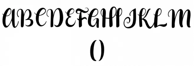 Jelantik Script Demo Font OTHER CHARS