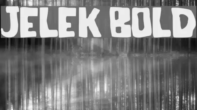 Jelek Bold Font examples