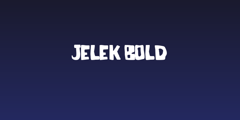 Jelek Bold Social Header
