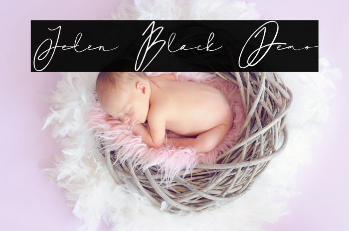 Jelen Black Demo フォント examples