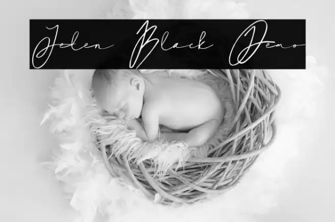 Jelen Black Demo Caratteri examples