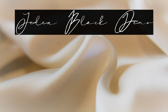 Jelen Black Demo フォント examples