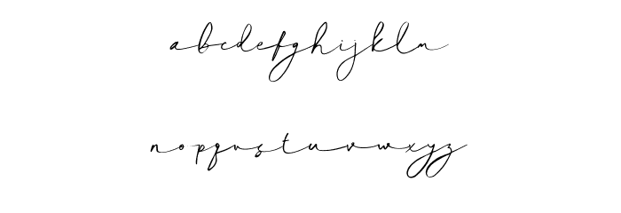 Jelen Black Demo フォント 小文字