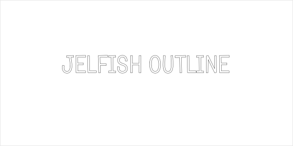 Jelfish Outline Logo