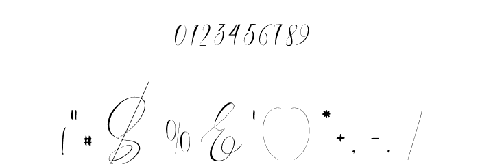 Jelisa Font OTHER CHARS