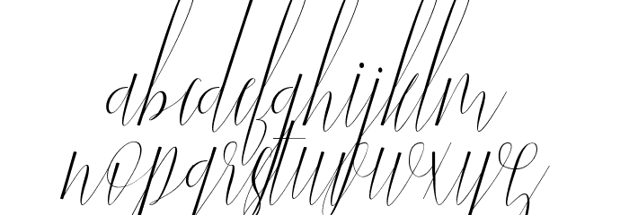 Jelisa Font LOWERCASE