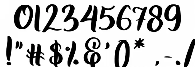 Jelita Font OTHER CHARS