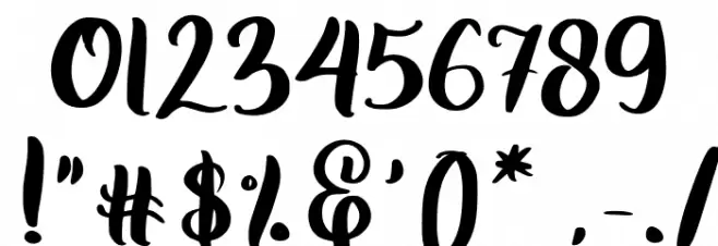 Jelita Font OTHER CHARS