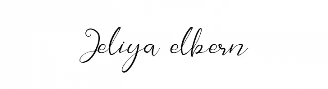 Jeliya elbern  Free Fonts Download