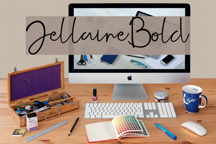 Jellaine-Bold Font examples