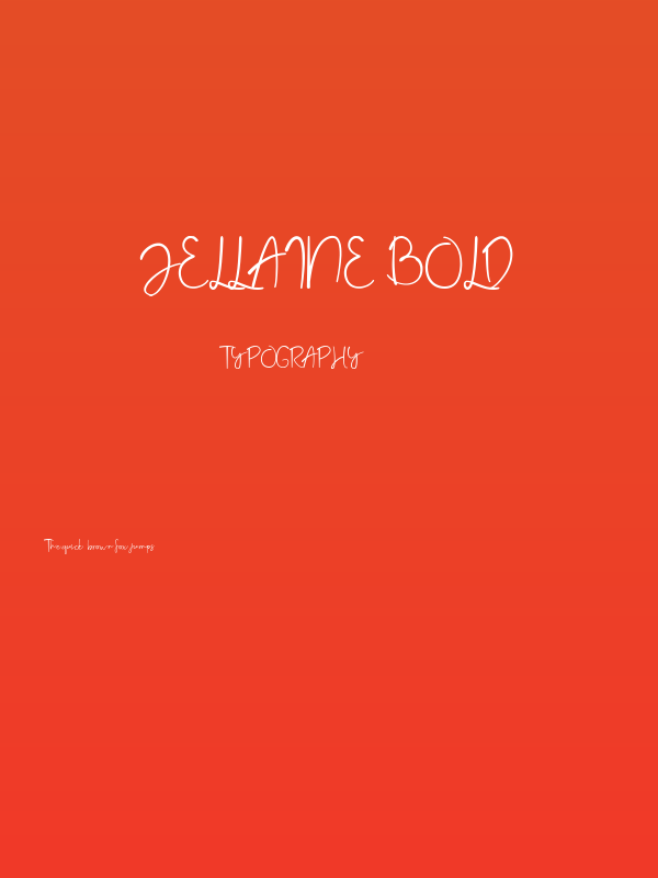 Jellaine-Bold Poster