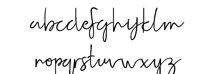 Jellaine-Bold Font LOWERCASE