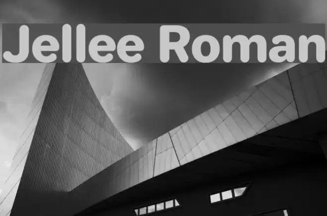 Jellee Roman Font examples