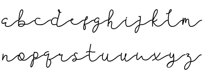 Jellita DEMO Bold Font LOWERCASE