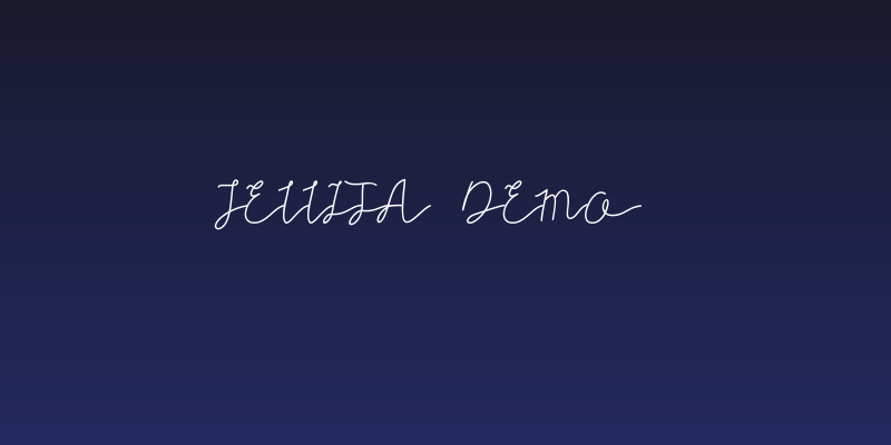 Jellita DEMO Social Header