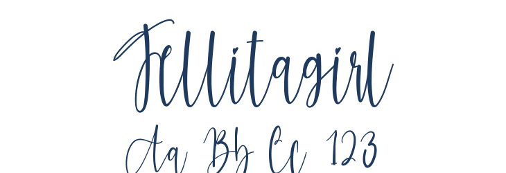 Jellitagirl Font Preview