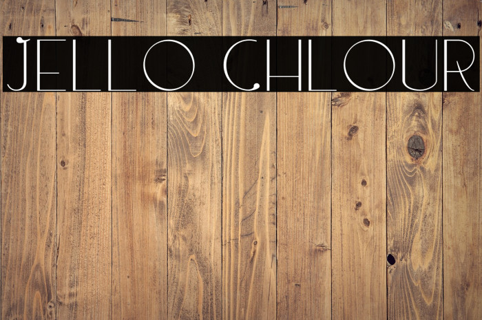 Jello Chlour Example 1