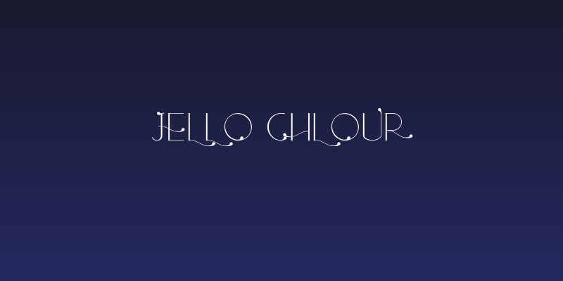 Jello Chlour Social Header
