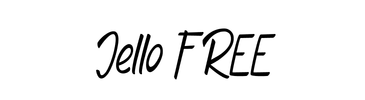 Jello FREE  免费字体下载