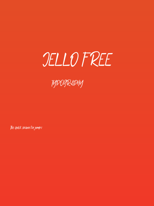 Jello FREE Poster