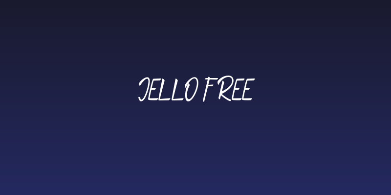 Jello FREE Social Header