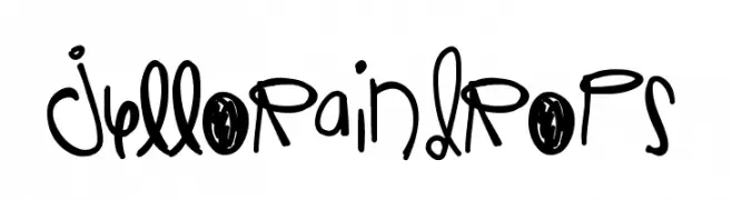 JelloRaindrops  Free Fonts Download