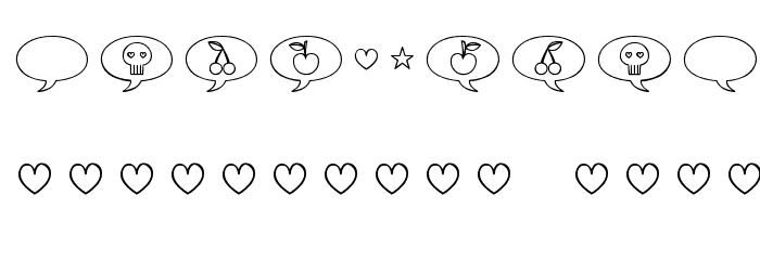 Jellodings Font OTHER CHARS