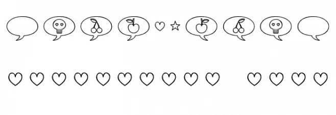 Jellodings Font OTHER CHARS