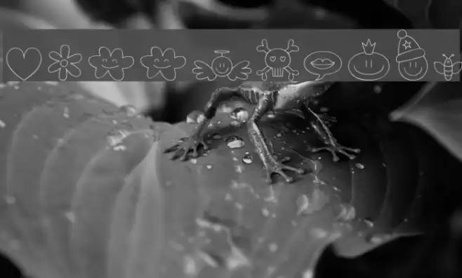 Jellodings Font examples