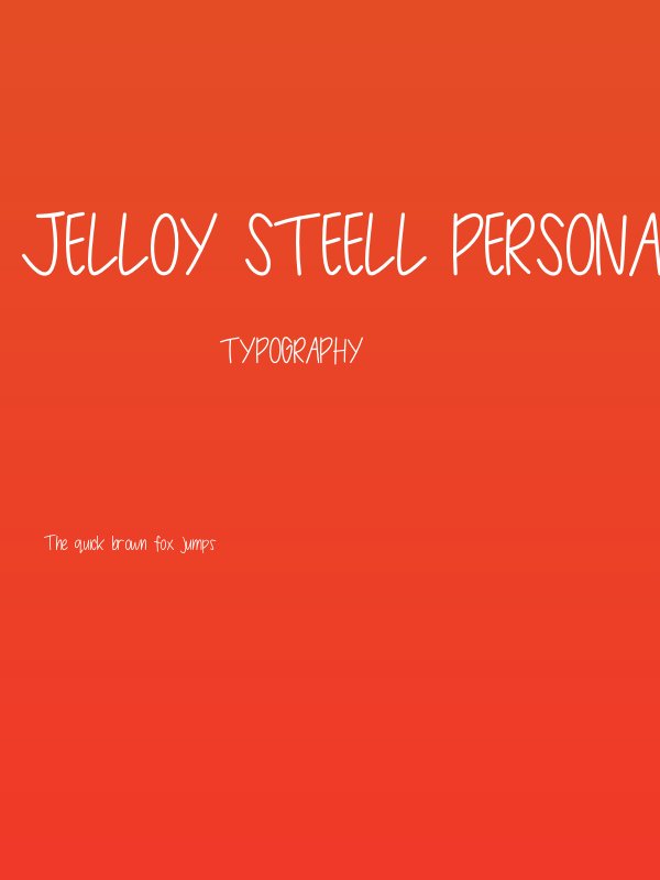 Jelloy Steell Personal Use Poster
