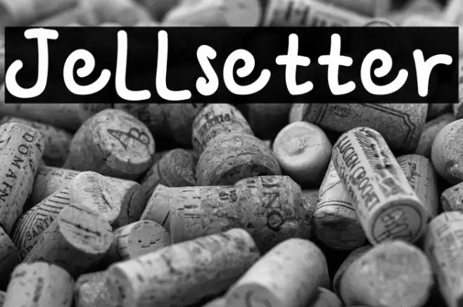 Jellsetter フォント examples