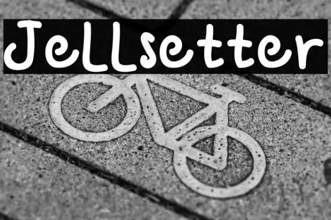 Jellsetter フォント examples
