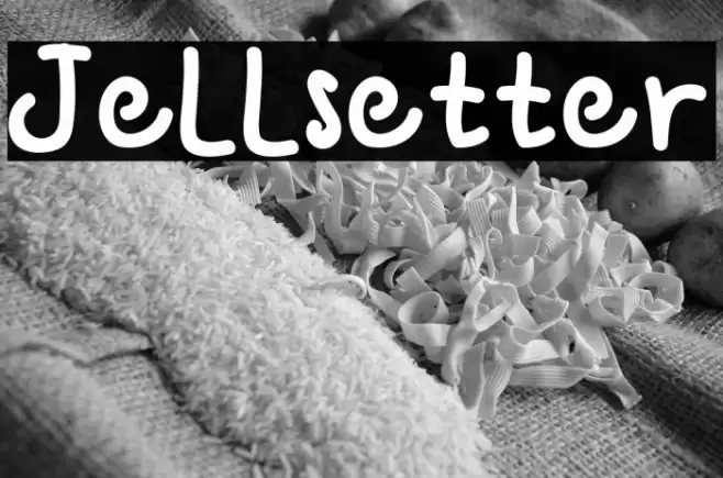 Jellsetter フォント examples