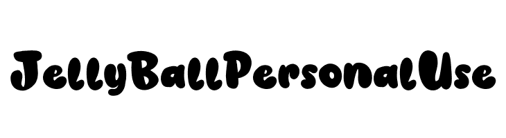Jelly Ball Personal Use  Descarca Fonturi Gratis