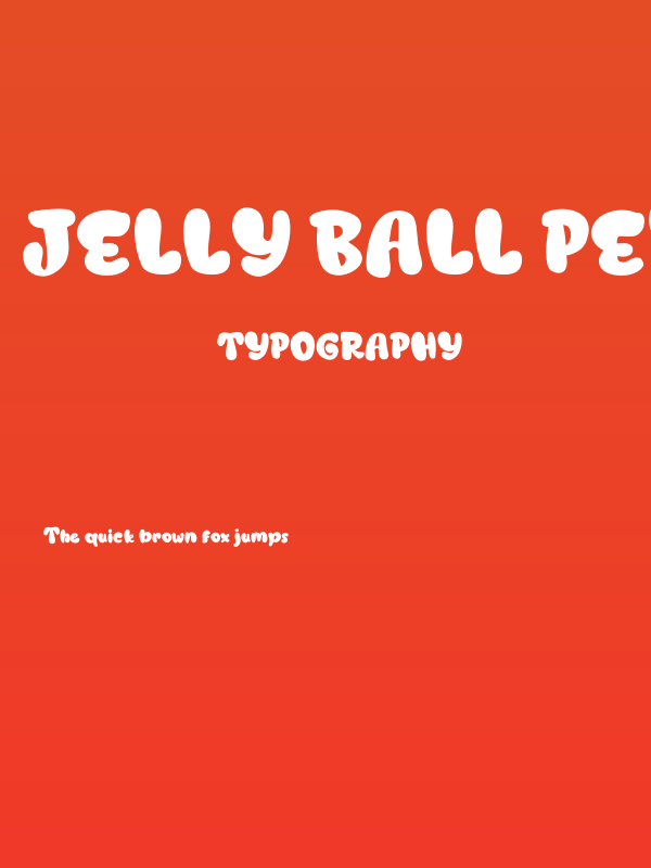 Jelly Ball Personal Use Poster