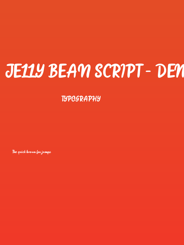 Jelly Bean Script - DEMO Reg Poster