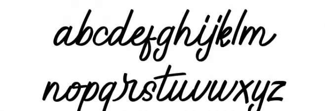 Jelly Belty! Schriftart Kleinbuchstaben