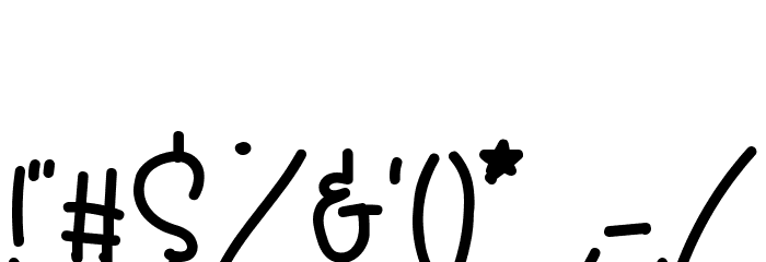 Jelly Berry Font OTHER CHARS