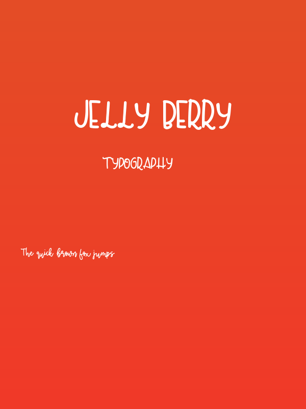 Jelly Berry Poster