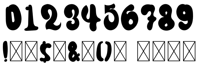 Jelly Blind Font OTHER CHARS