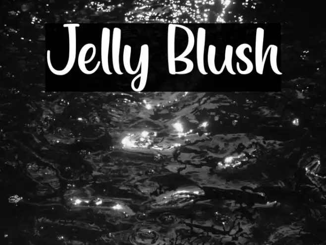 Jelly Blush Font examples