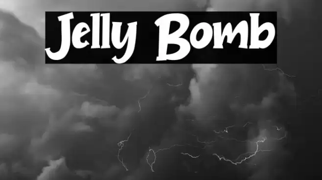 Jelly Bomb Font examples