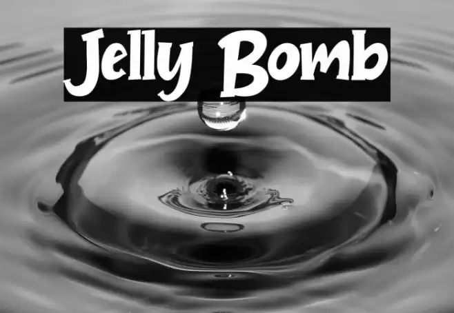 Jelly Bomb Font examples