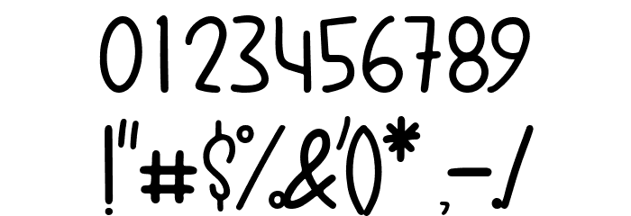Jelly Corner Font OTHER CHARS