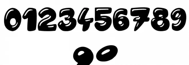 Jelly Crazies Font OTHER CHARS