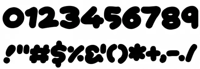 Jelly Donuts Font OTHER CHARS