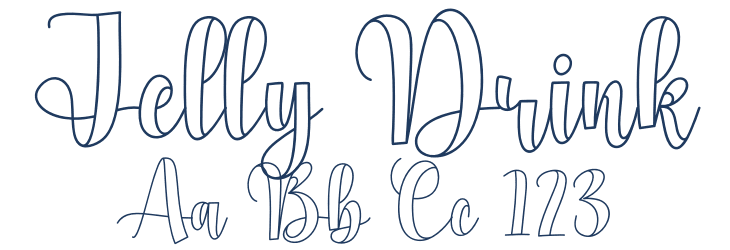 Jelly Drink Font Preview