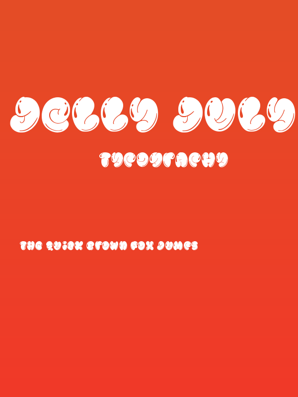 Jelly July Shiny Poster