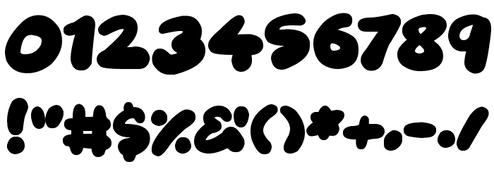 Jelly Kids Font OTHER CHARS