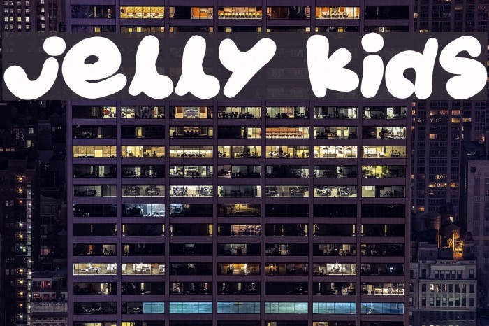 Jelly Kids Font examples